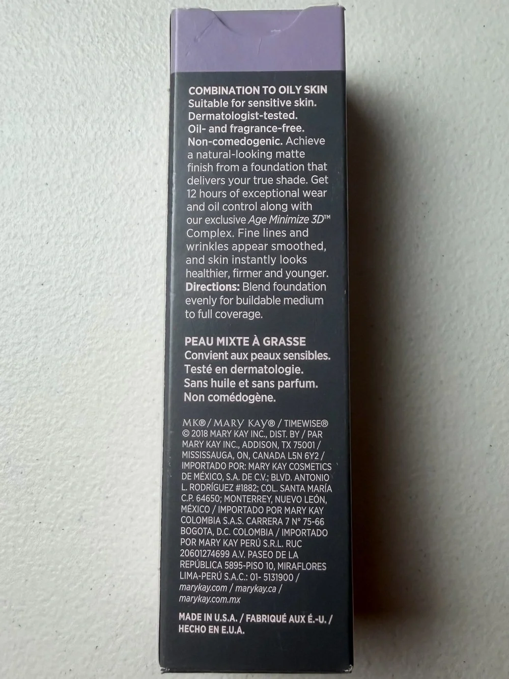 NIB Mary Kay TimeWise Matte 3D Foundation Shade Beige C 140 Base Makeup 1 fl oz